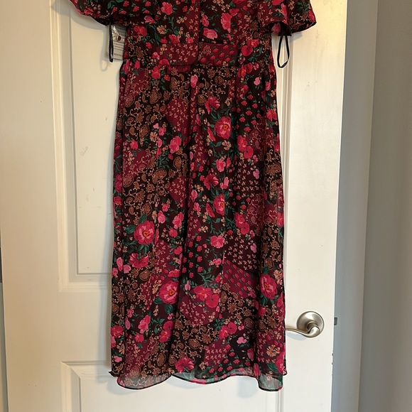 Julia Jordan Floral Midi Dress - Size 2 - Picture 9 of 9